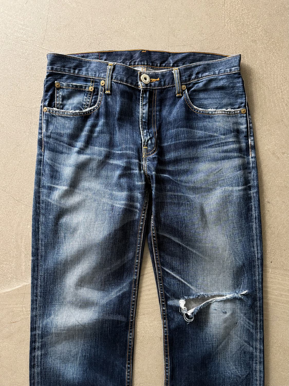 Vintage Levi's 502 Washing Denim Pants 상품이미지3