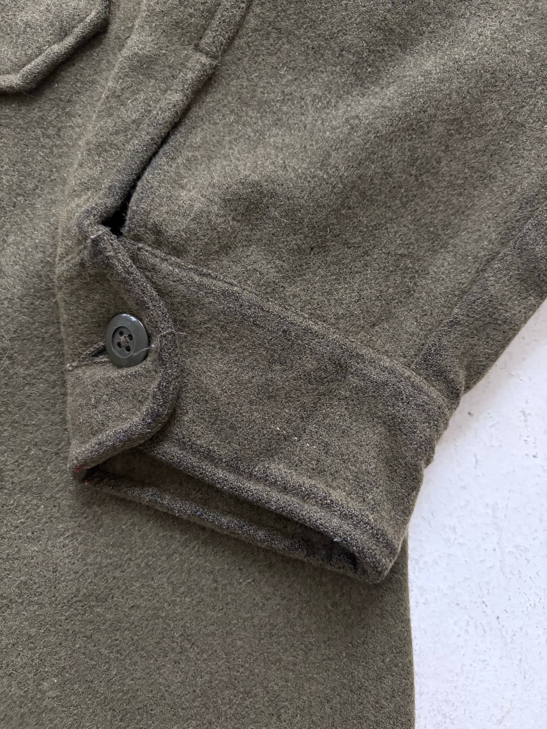 70-80’s Canadian Army og-108 Wool Shirt. 상품이미지7