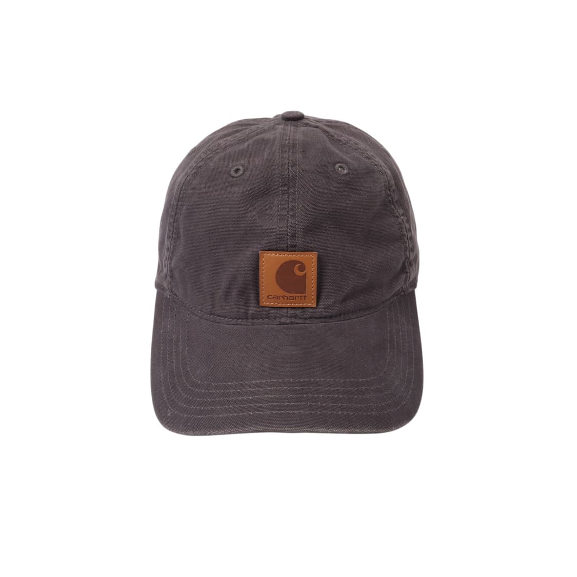 칼하트 그레이 레더탭 캔버스 캡 상품이미지1