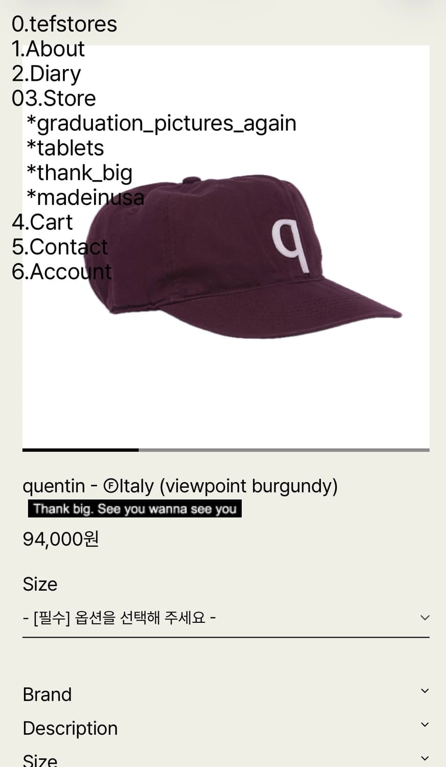  tefstores quentin - viewpoint burgundy 상품이미지1