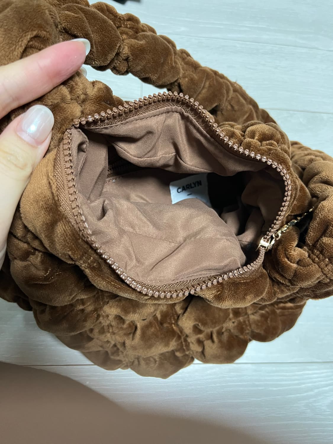 칼린 CARLYN 브라운 가방 상품이미지3