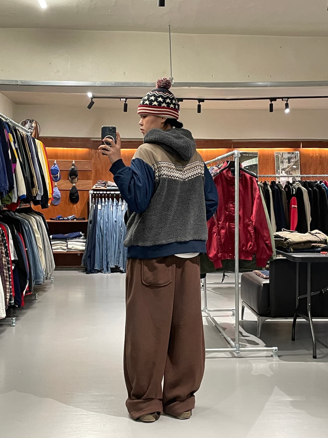 빈티지 데님 쉐르파 자켓   상품이미지5