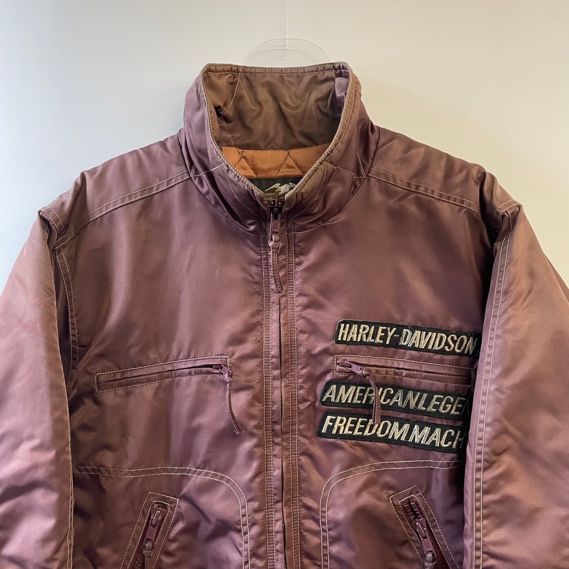 90s 할리데이비슨 나일론 바이커자켓 상품이미지3