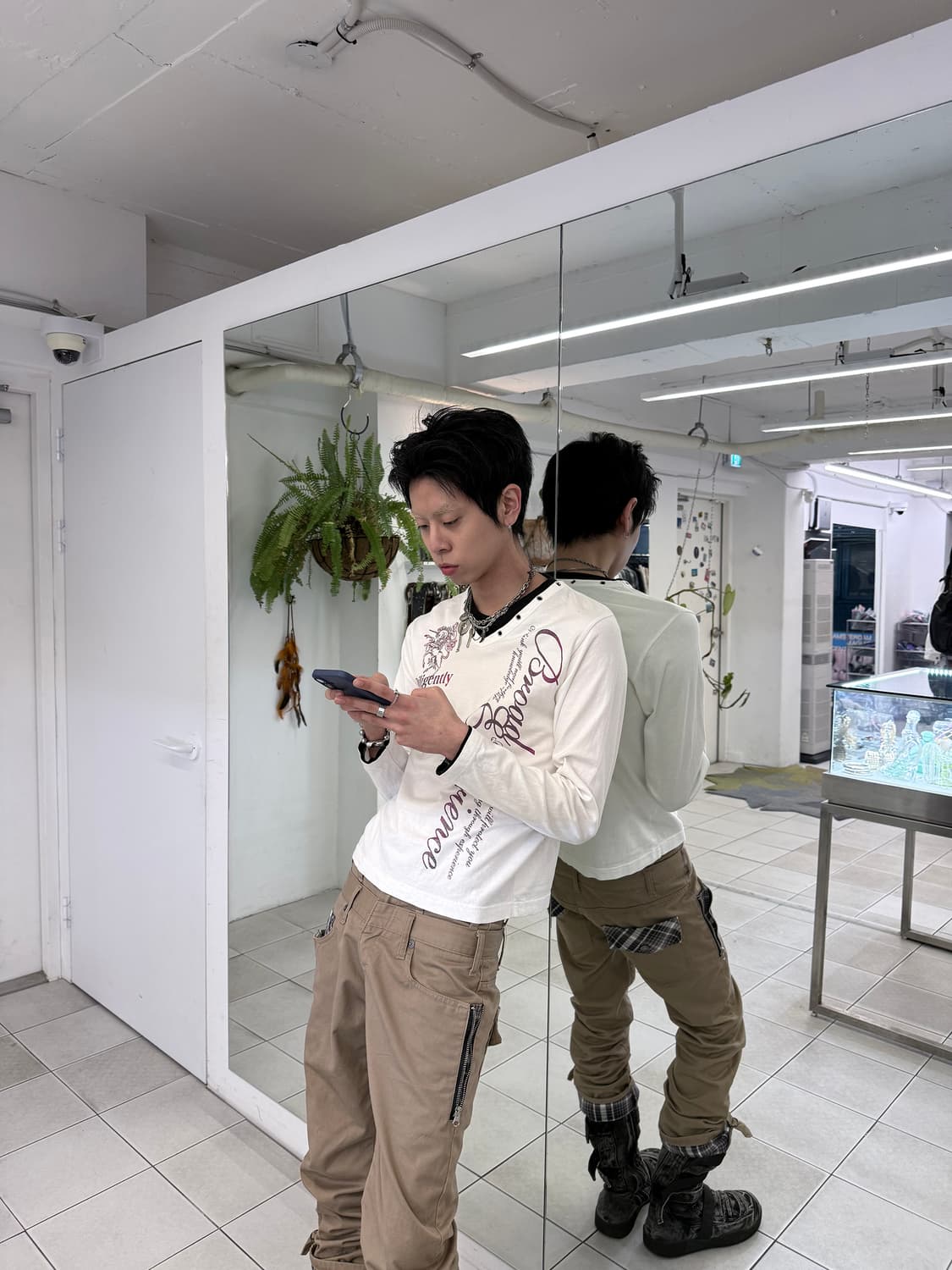 layered lettering t-shirt 상품이미지5