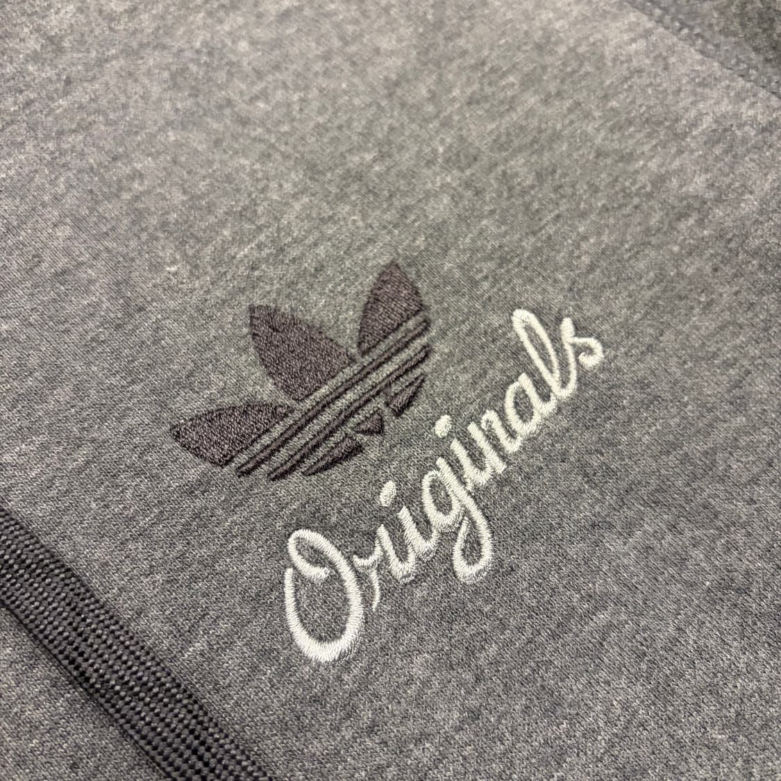 [100] 13s 아디다스 오리지널 기모 후드집업 그레이 C185 상품이미지4