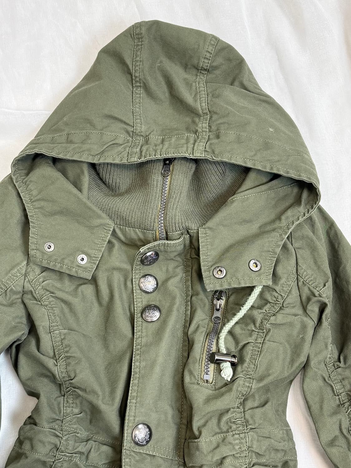 Jpn 셔링 포인트 야상자켓 상품이미지3