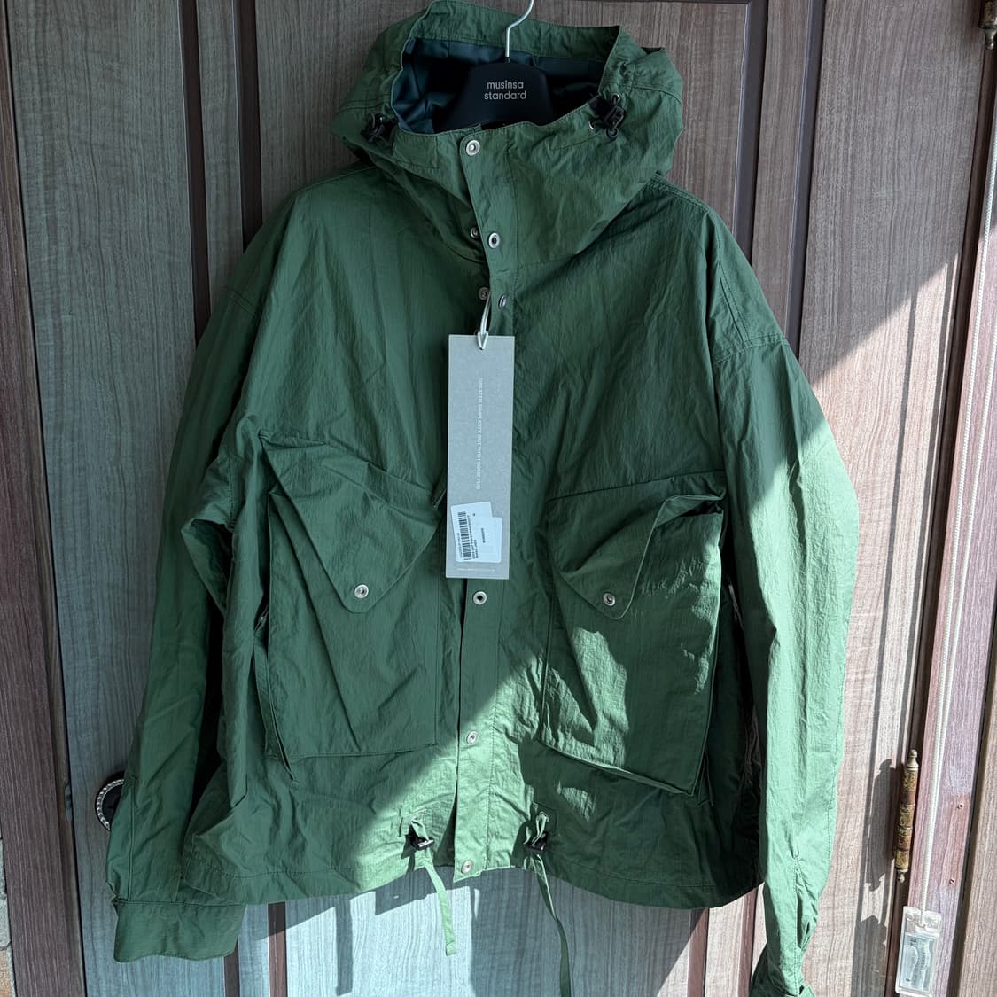 새상품(M)언어펙티드 피셔맨 숏 파카 제이드 상품이미지1