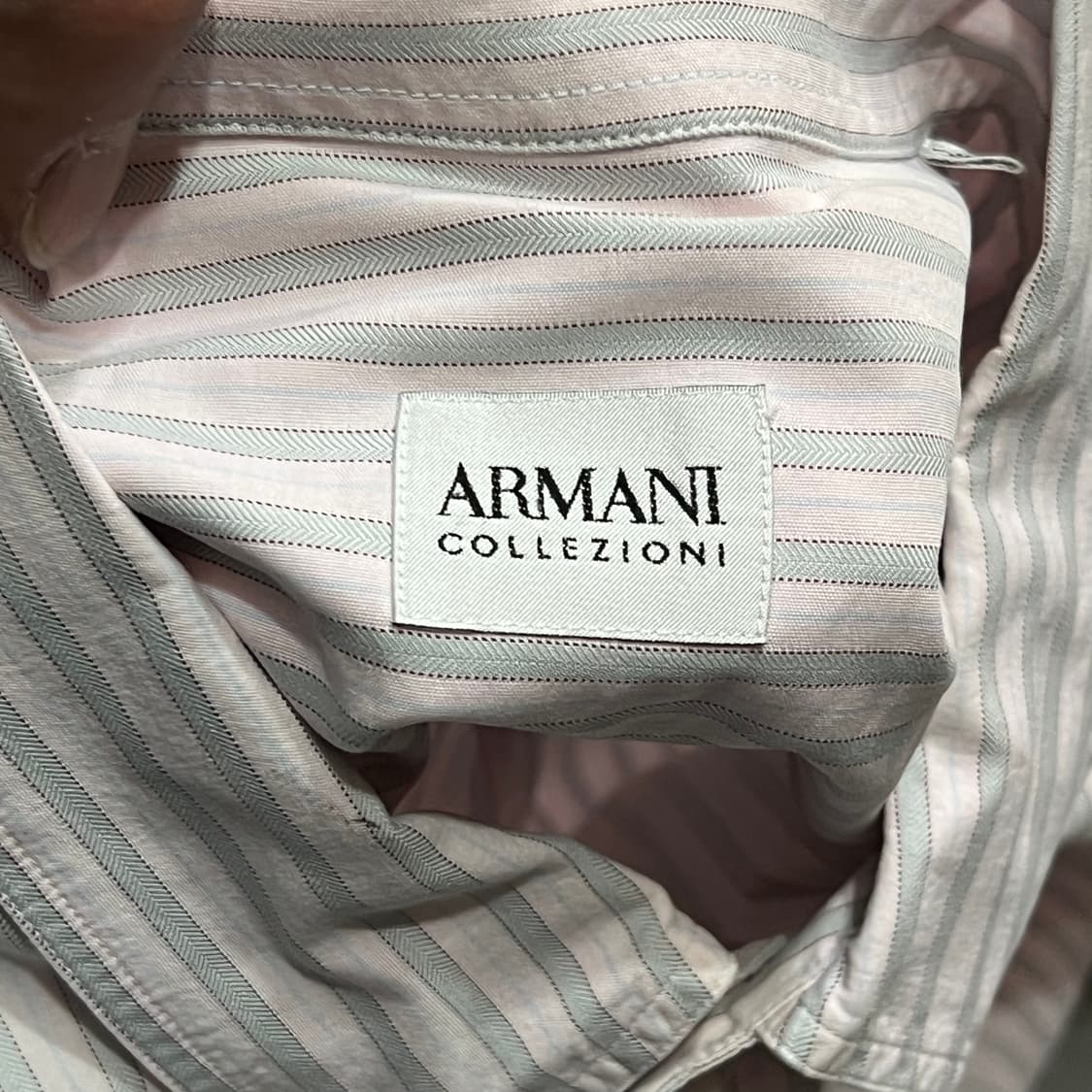  아르마니 꼴레지오니 스트라이프 셔츠 y15618 상품이미지5