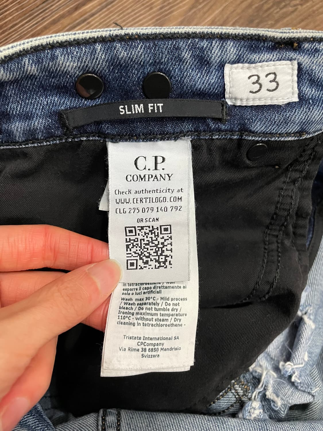 CP컴퍼니 파이브포켓 슬림핏 데님 팬츠 상품이미지7