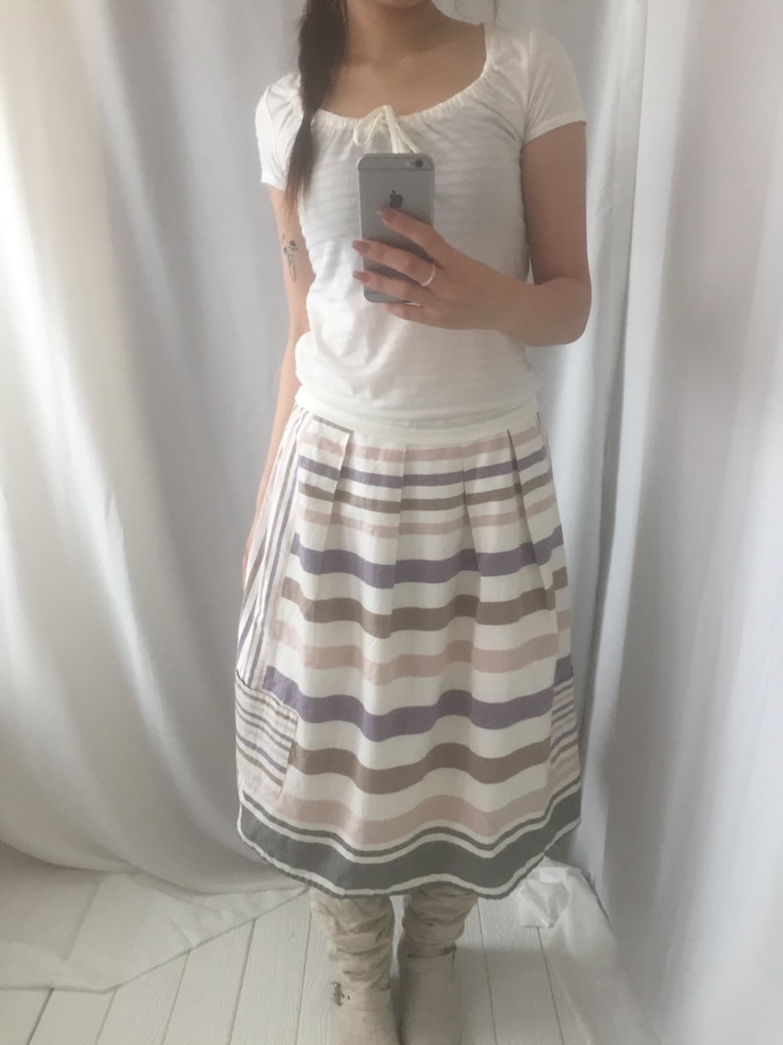 653. vintage striped pocket SK 상품이미지8