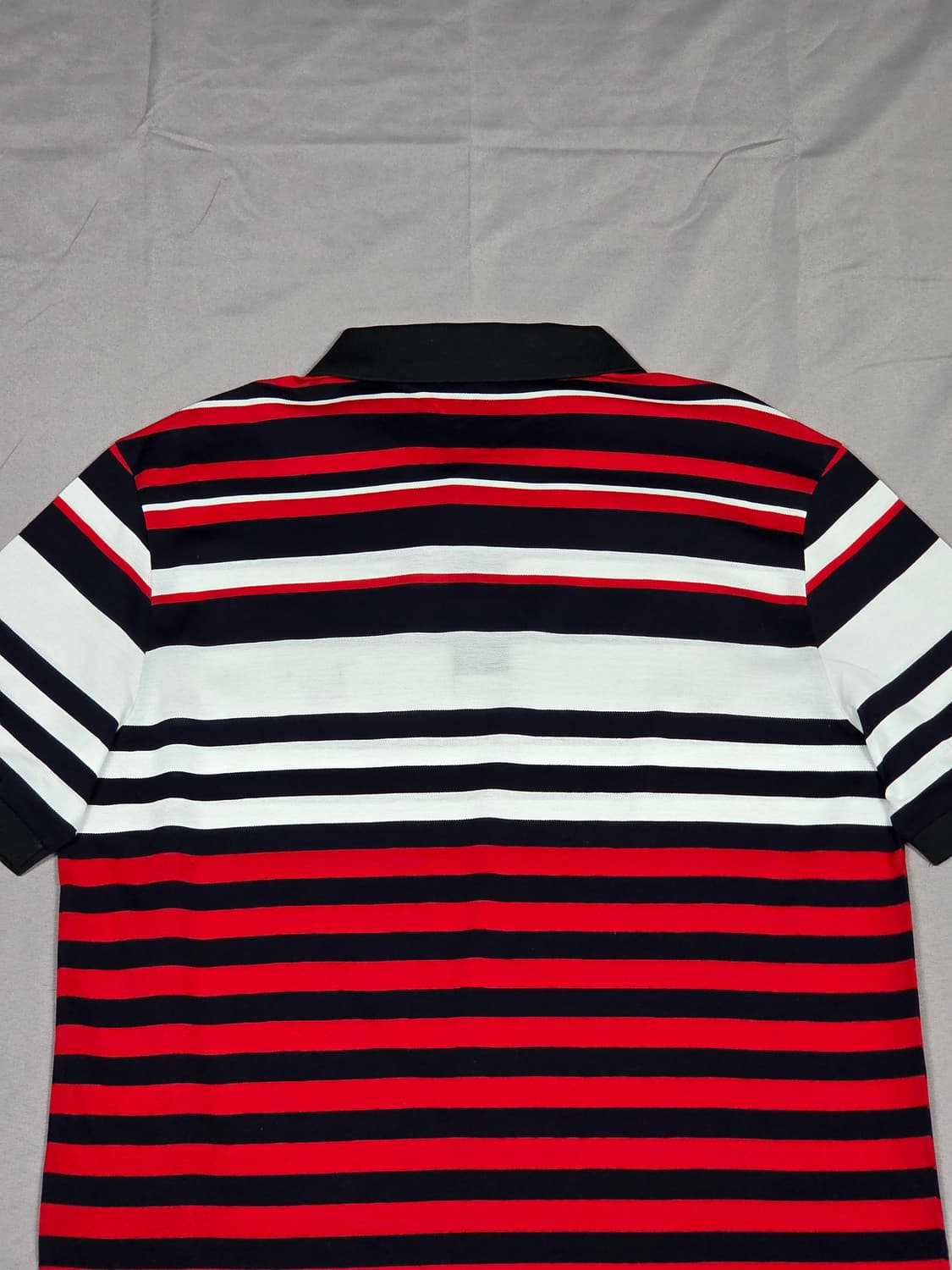 (새상품) [프라다] 트라이앵글 배색 스트라이프 카라티 | S00076 상품이미지6