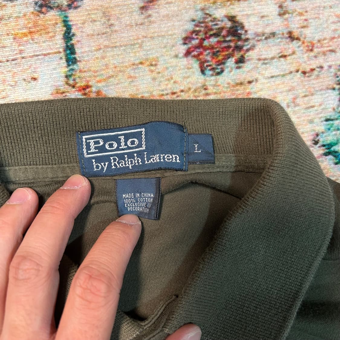 [XL] 폴로 랄프로렌 올리브 그린 카라티 상품이미지4