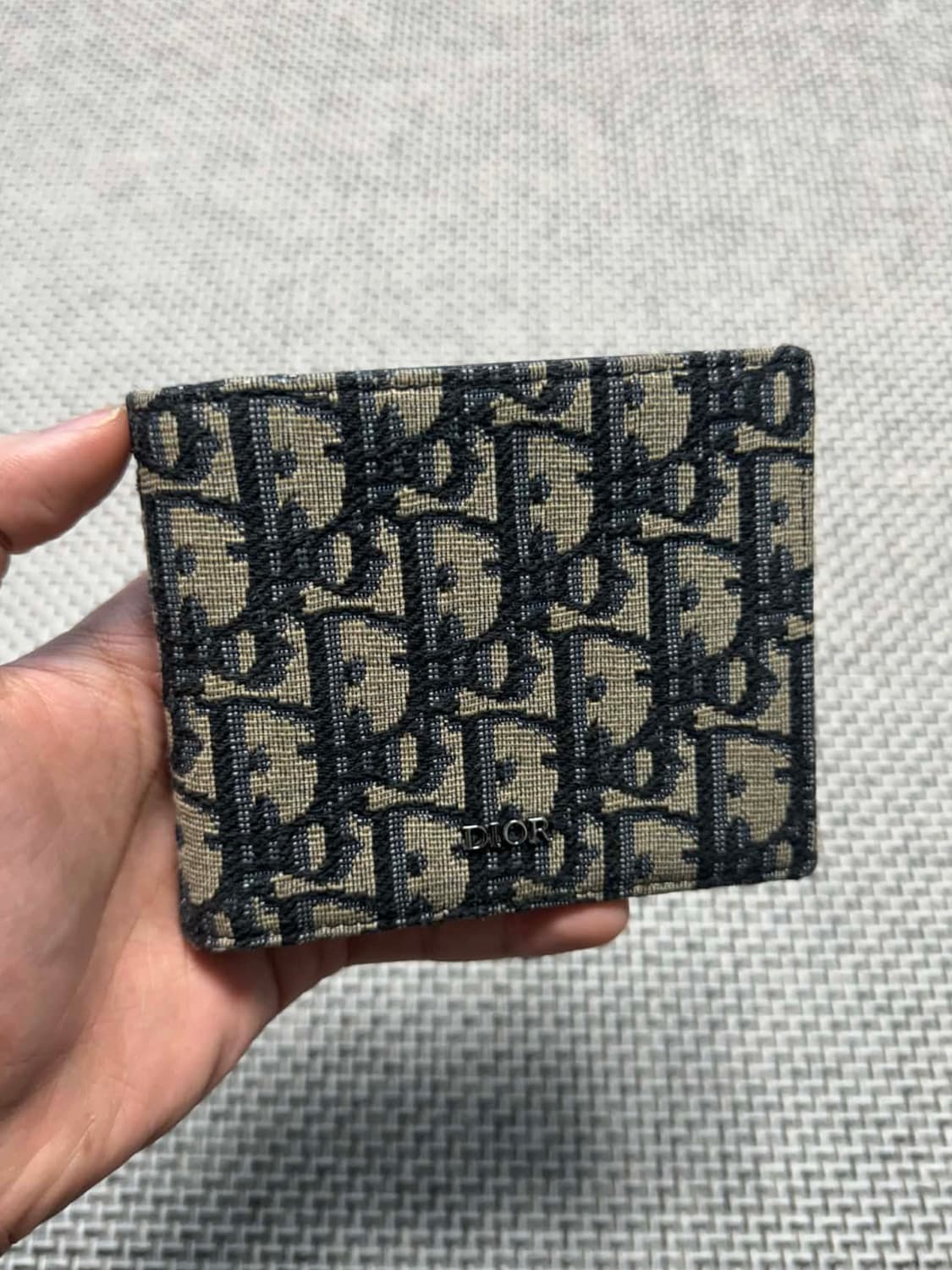 디올 오블리크 자카드 반지갑 상품이미지1