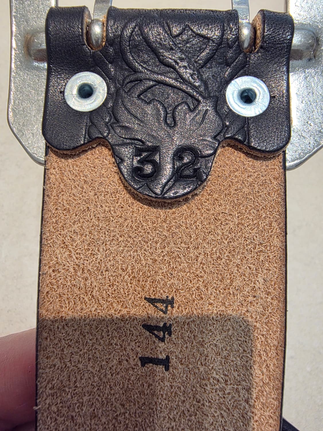 32사이즈 트로피 클로딩 더블핀  로우 하이드 벨트 32사이즈 판매 상품이미지2