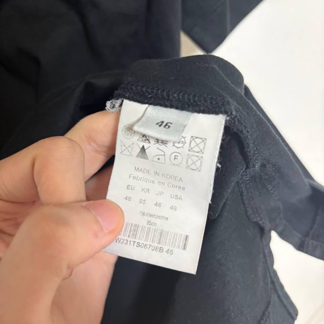 [46] 우영미 나비 백로고 반팔티 상품이미지5