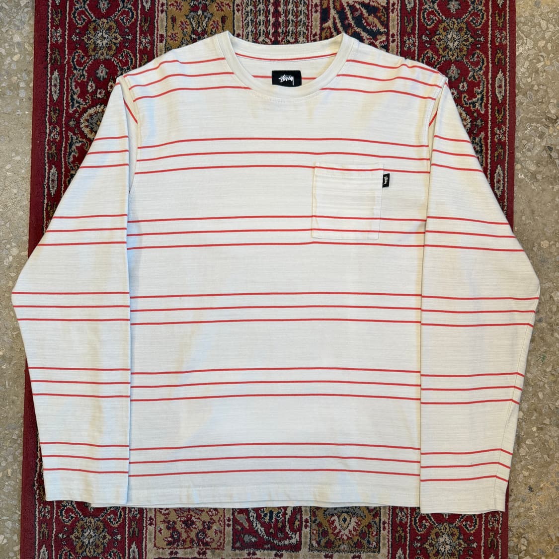 스투시 스트라이프 포켓 롱슬리브 [ 105-110 ] 상품이미지1