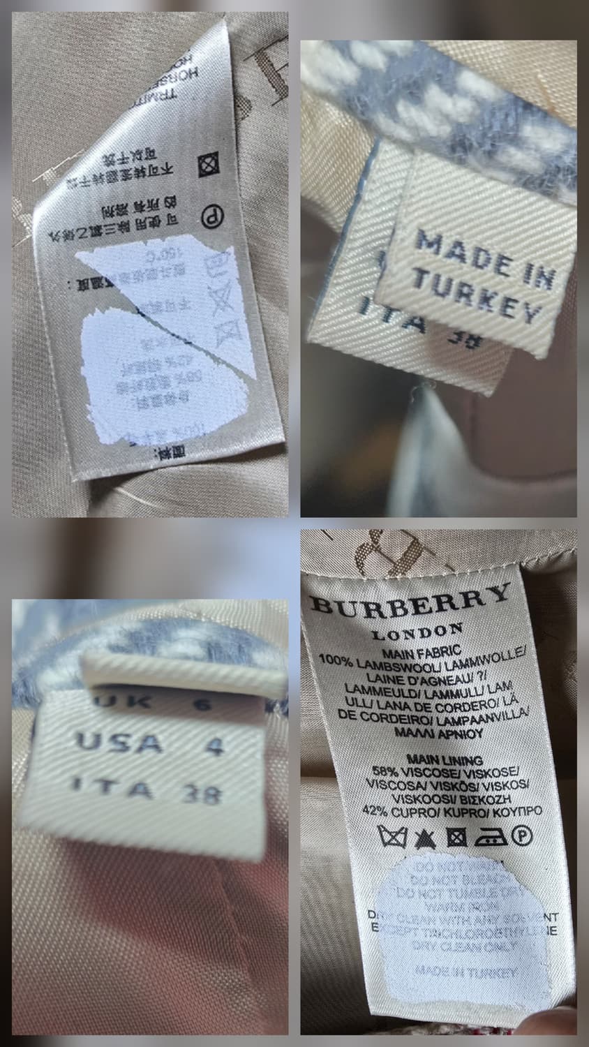 버버리 모직코트 상품이미지6