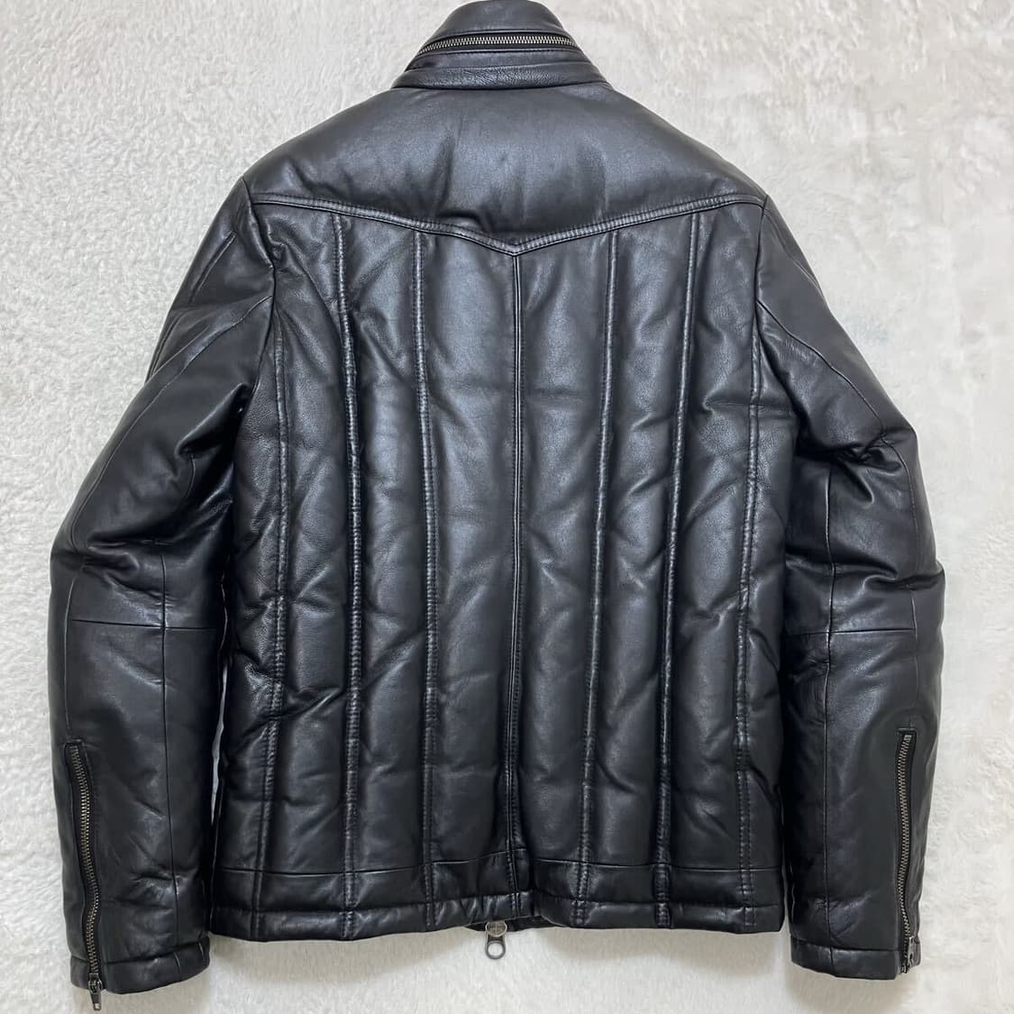 Jack rose 투웨이 레더 패딩 자켓 상품이미지2