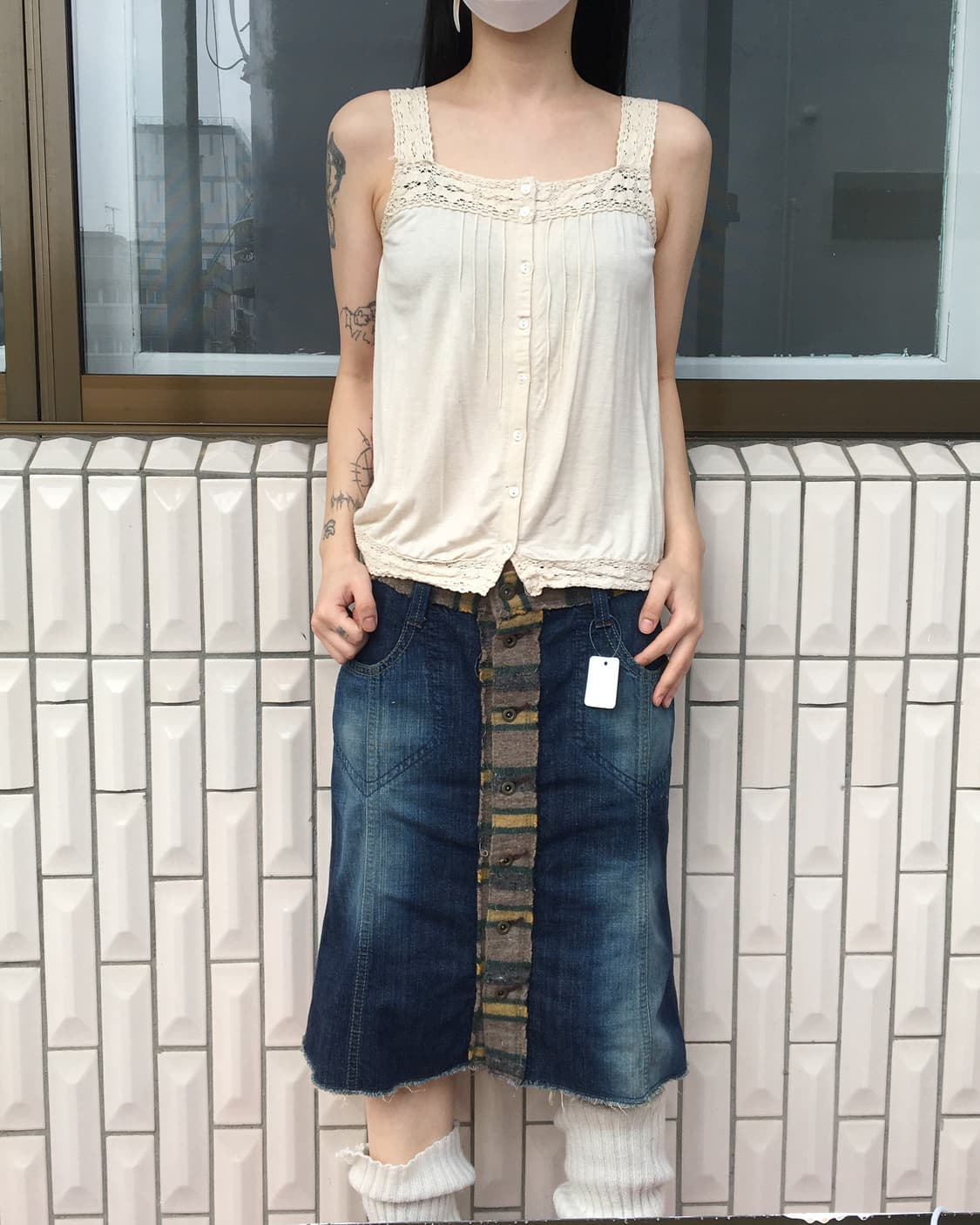 Crochet trimming sleeveless 상품이미지6