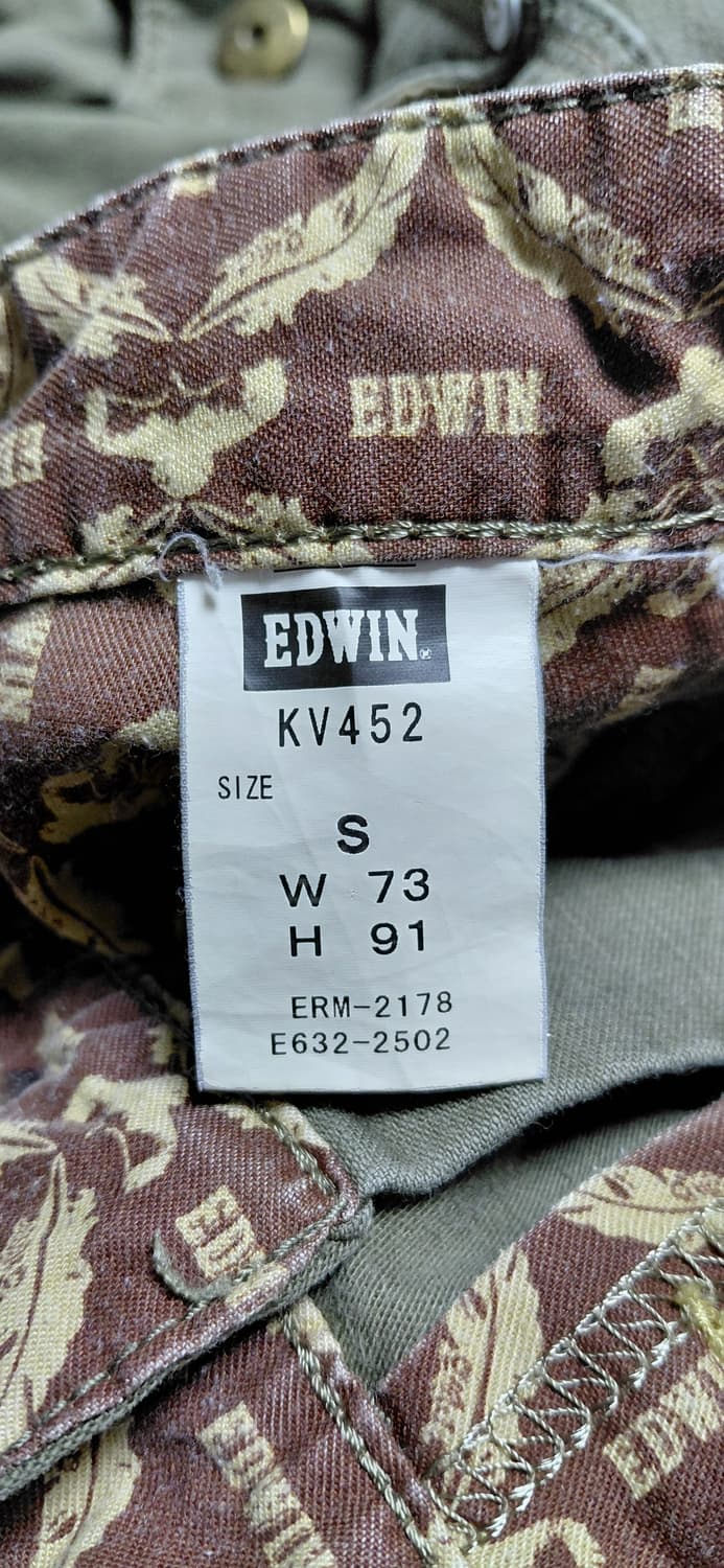 [M/29~30] EDWIN KV452 밀리터리 멀티 포켓 카고 팬츠 상품이미지6