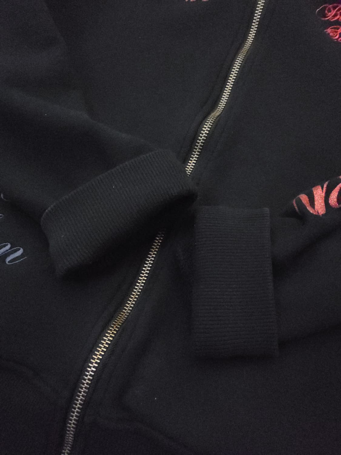 BANANA SEVEN 블랙 프린팅 후드집업 L 상품이미지5