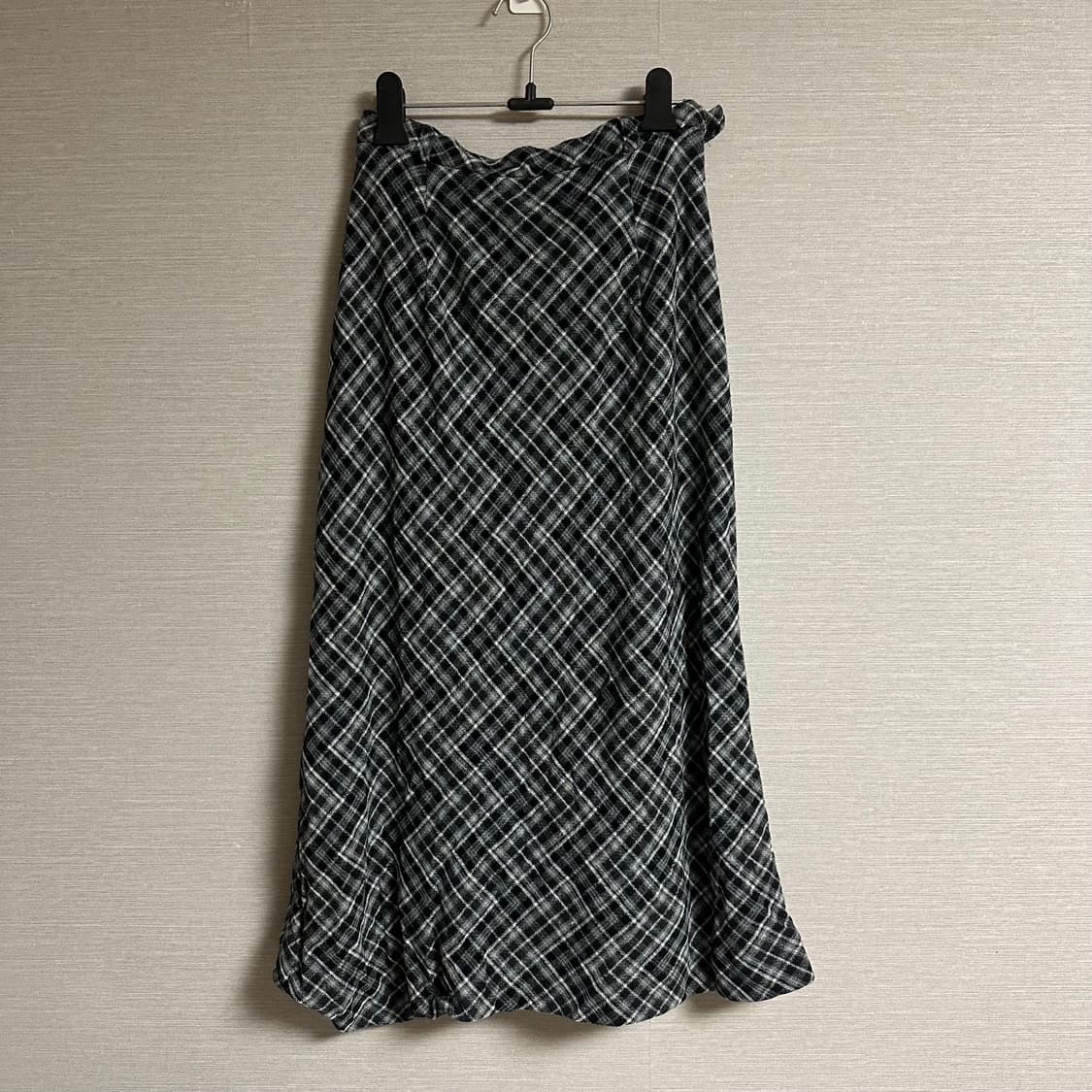 Vintage 사와코 체크 롱치마 빈티지 너닿 하구미  상품이미지1