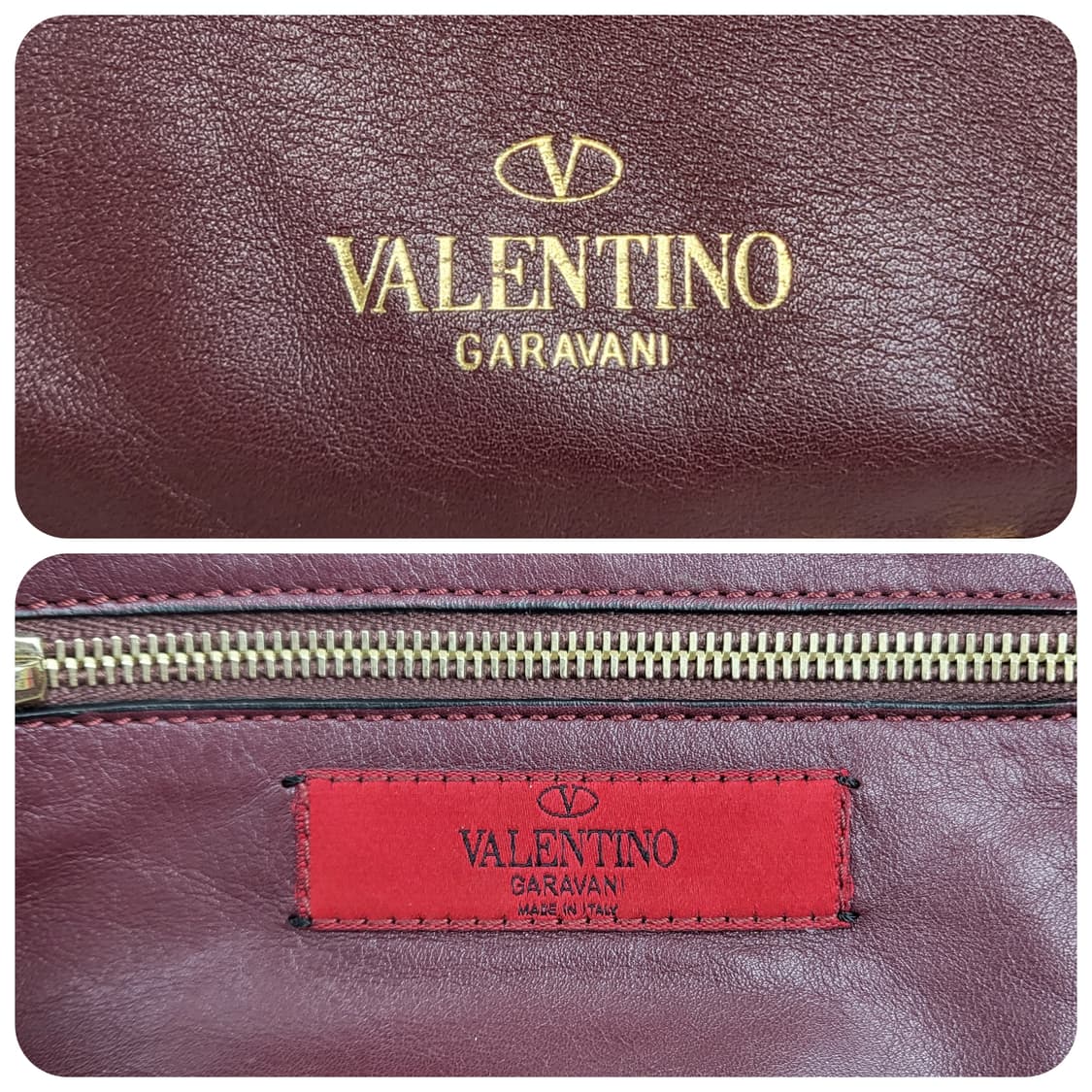 정품 발렌티노 카프스킨 금장 락스터드  2-WAY 상품이미지9