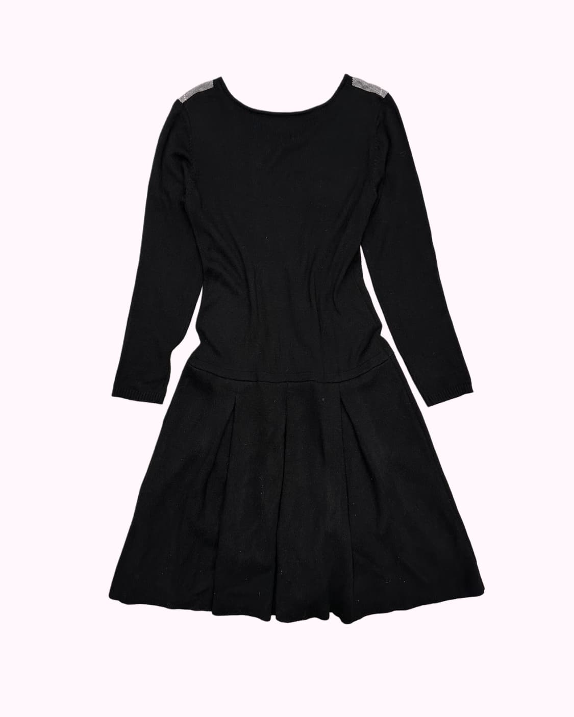 argyle knit v-neck dress 상품이미지4