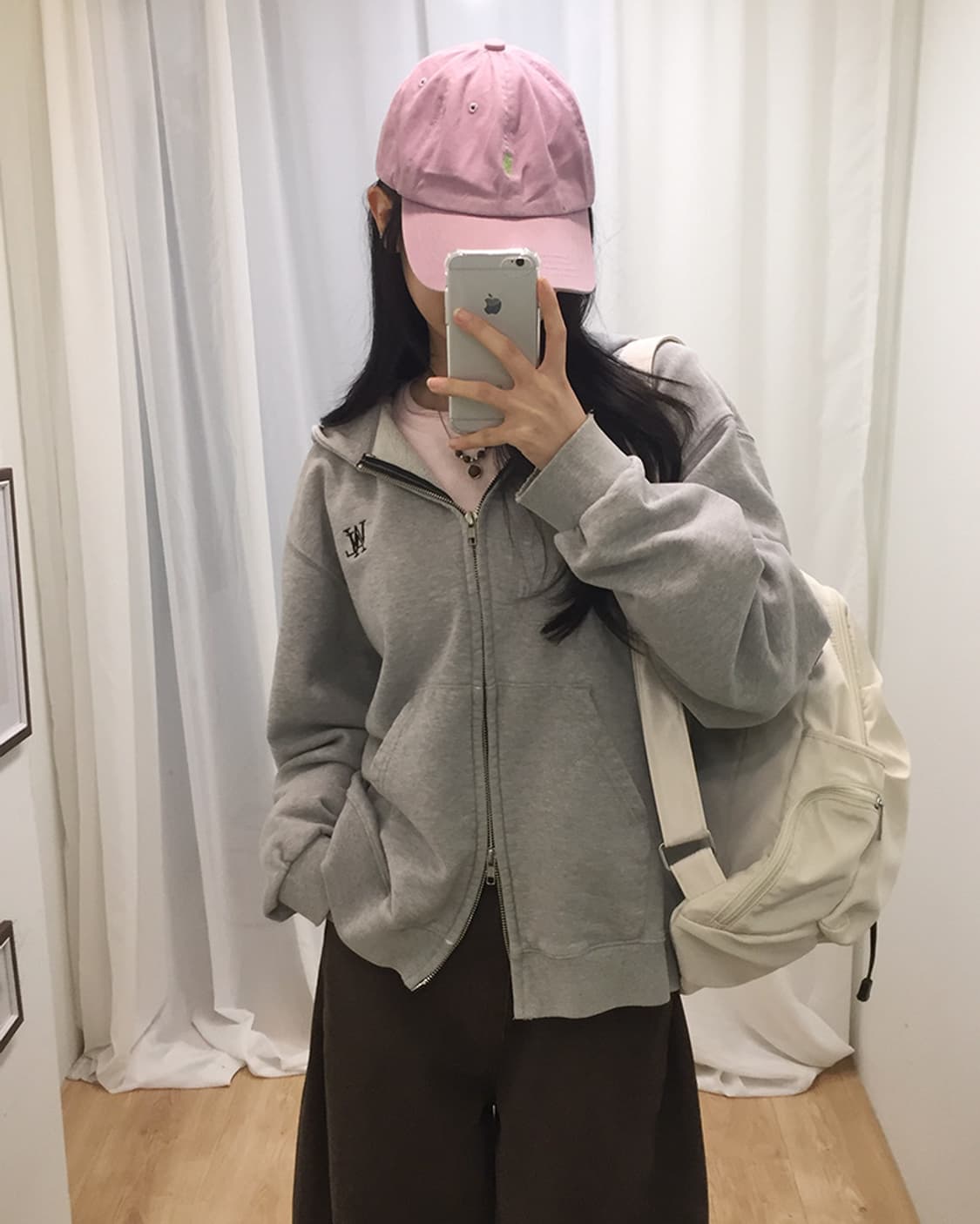 Women's Wooalong Hoodie Zip-up 105 상품이미지2