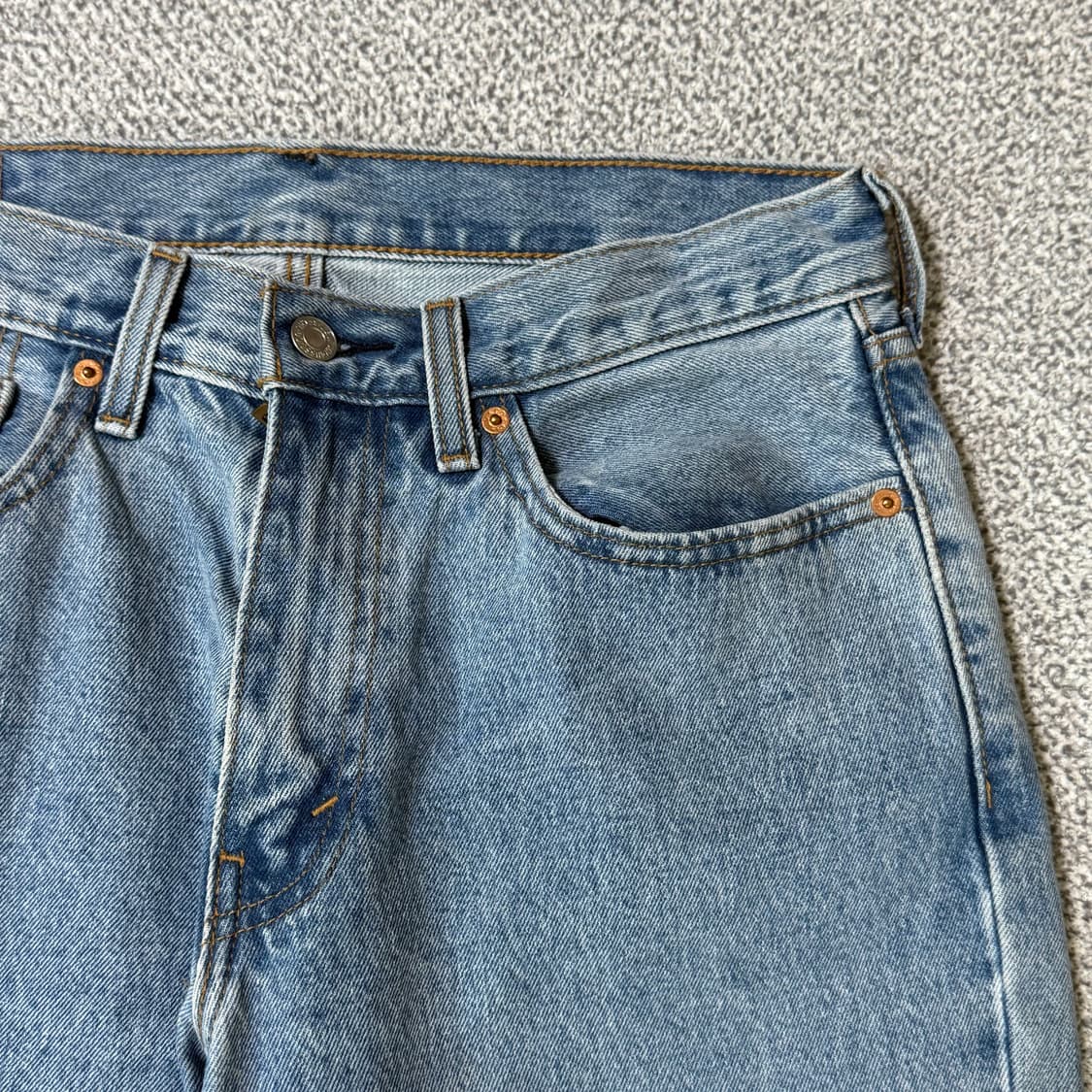 리바이스 505 연청 데님 32 상품이미지5