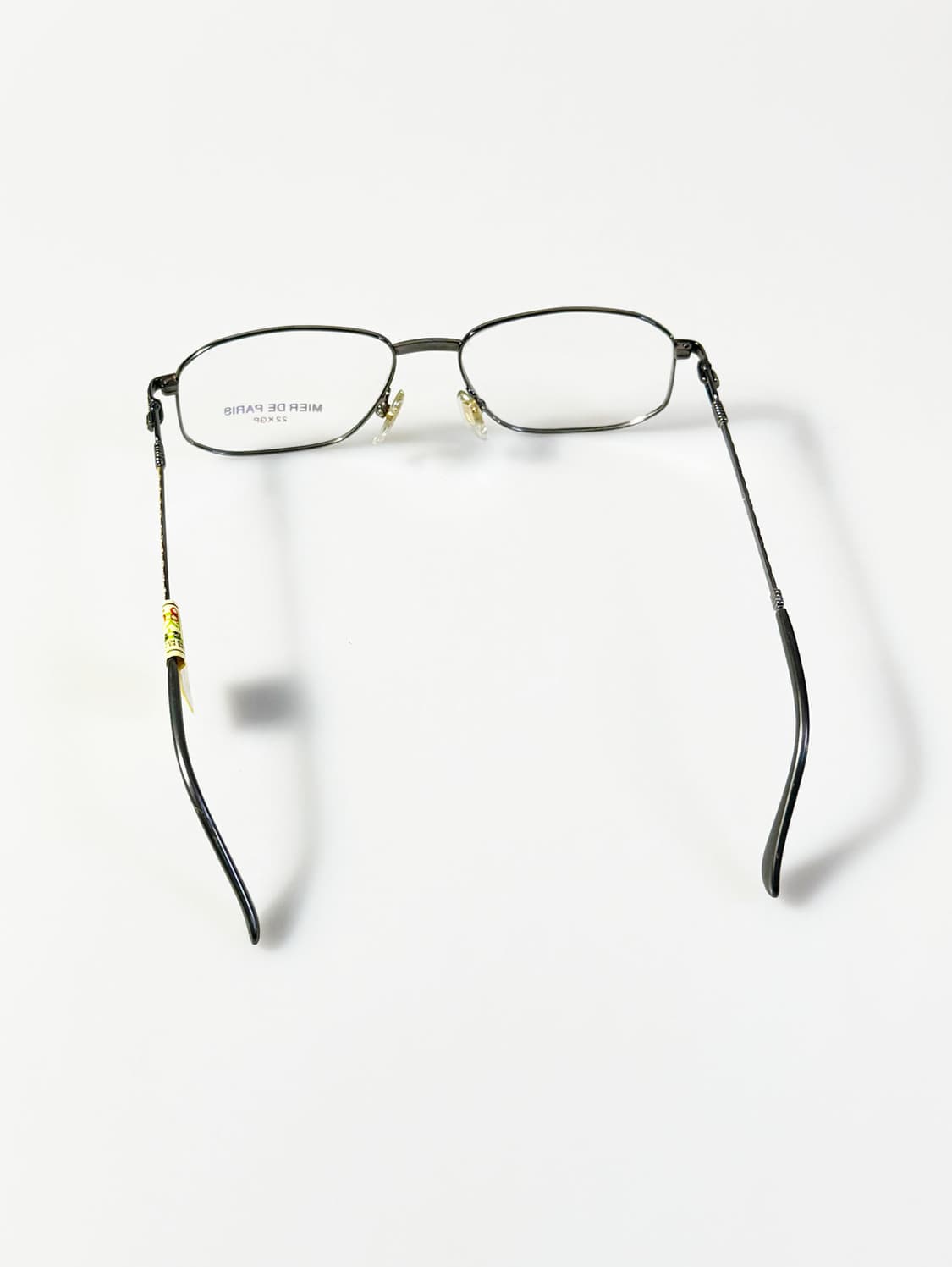 90s MIER DE PARIS 티타늄 슬림 스퀘어 빈티지 안경 상품이미지5