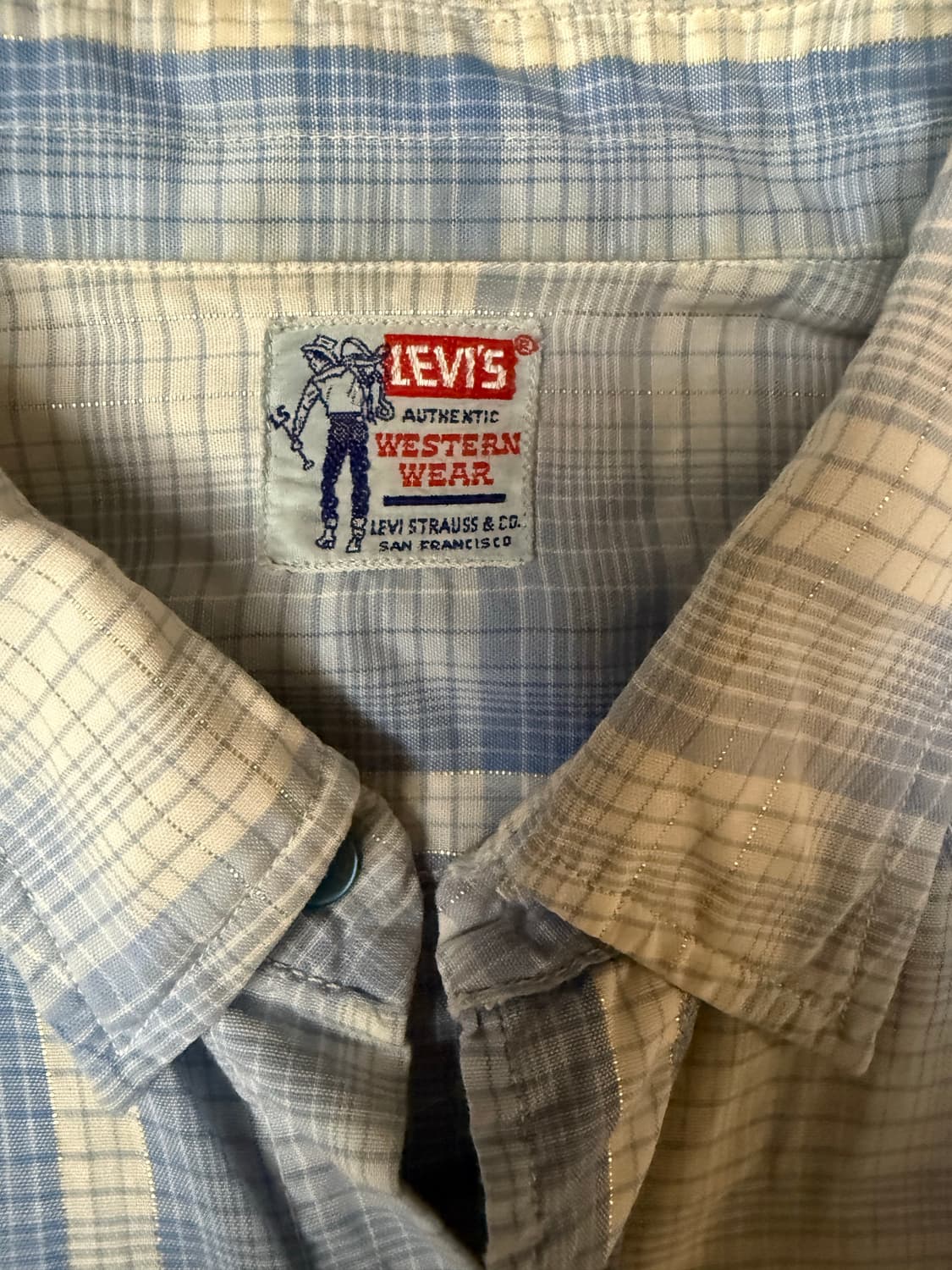 50s levis big E western shirts 상품이미지2