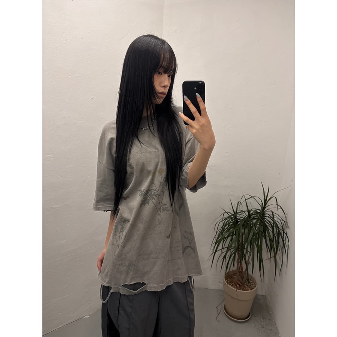 안셀름 ANCELLM Botanical T-shirt 상품이미지3