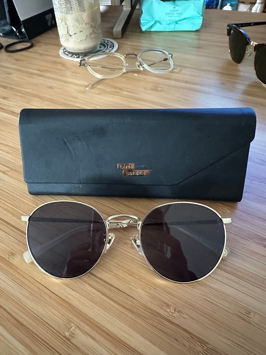 라피즈 센시블 블랙 금테 여성용 선글라스 상품이미지1