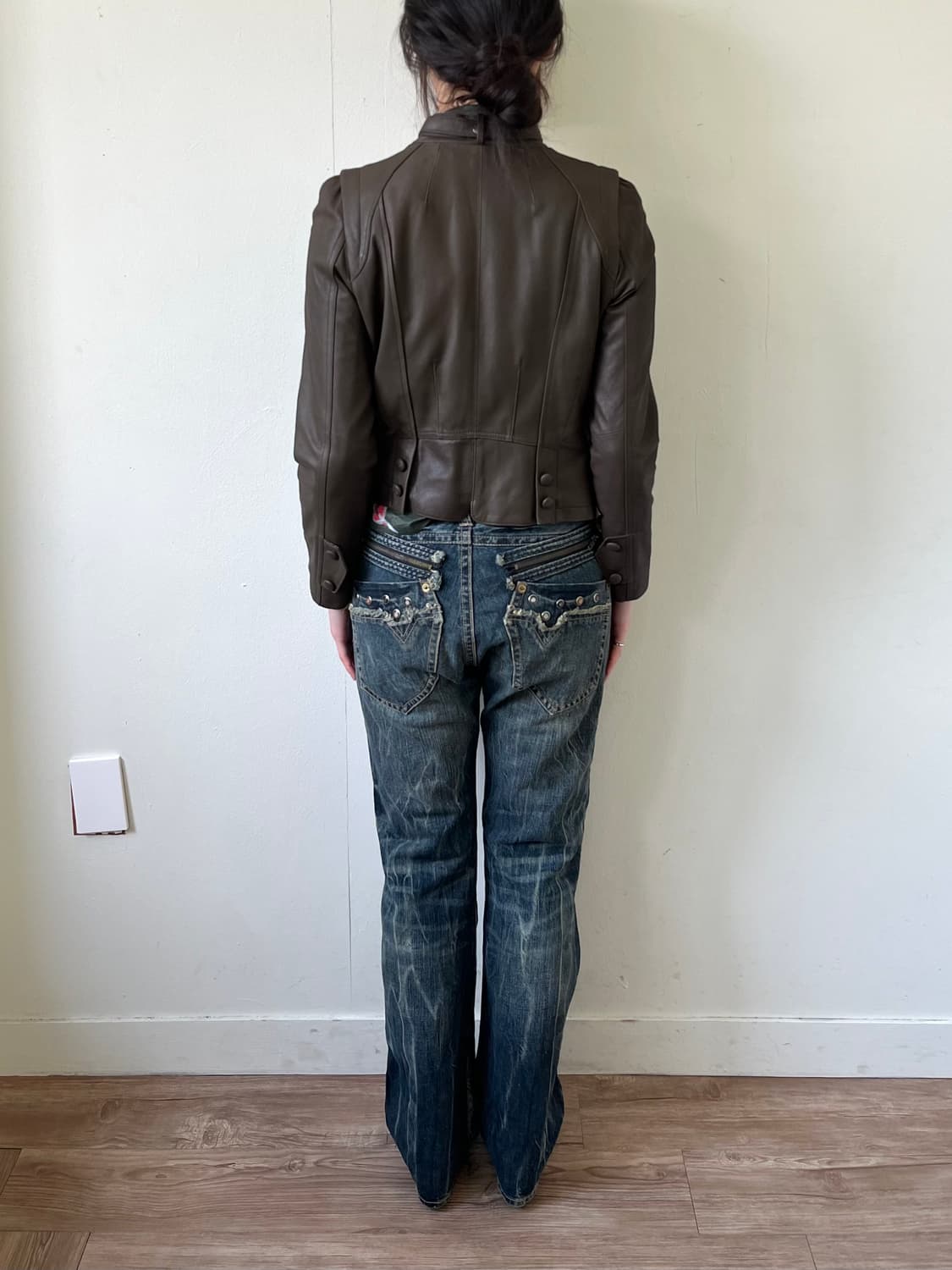 HONG SUNG WAN 나폴레옹 레더자켓 상품이미지10