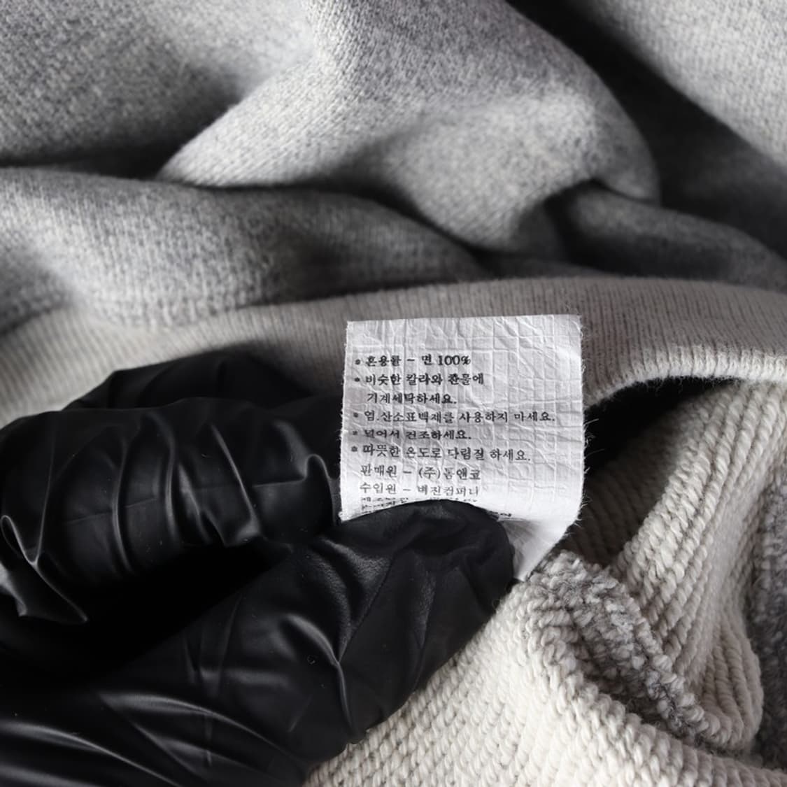 토마스모어 베이직 코튼 그레이 맨투맨 L 상품이미지6