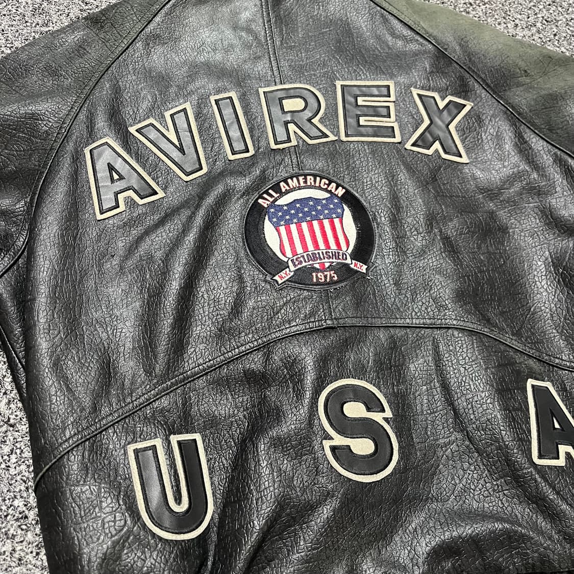 아비렉스 레더 자켓 상품이미지1