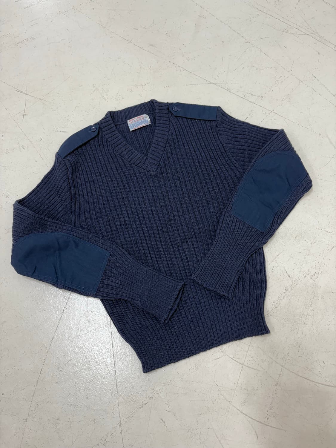 80‘s USAF Iron Run Wool sweater. 상품이미지2