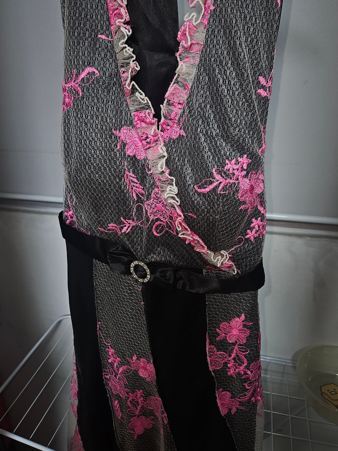 마즈깔 빈티지 오리엔탈 갸루 홀터넥 원피스 상품이미지2