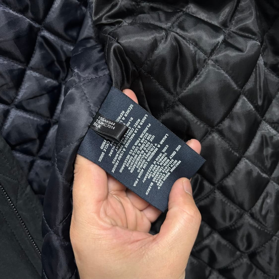 타미힐피거 블랙 누빔 스윙톱 자켓 상품이미지5