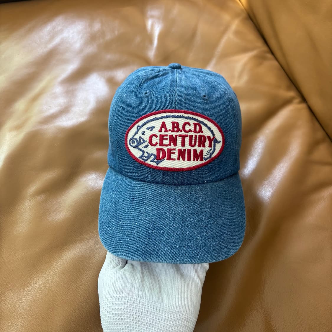 Kapital 캐피탈 오사카 한정 6패널 볼캡 모자 워시드 데님 상품이미지2