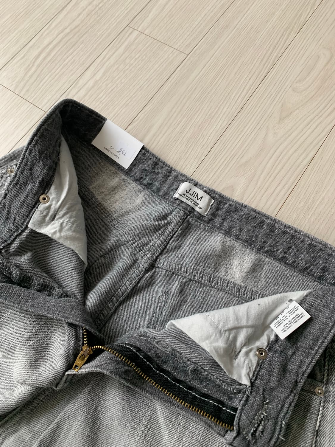 와일드 그레이 데님 팬츠 청바지  (새제품) 상품이미지2