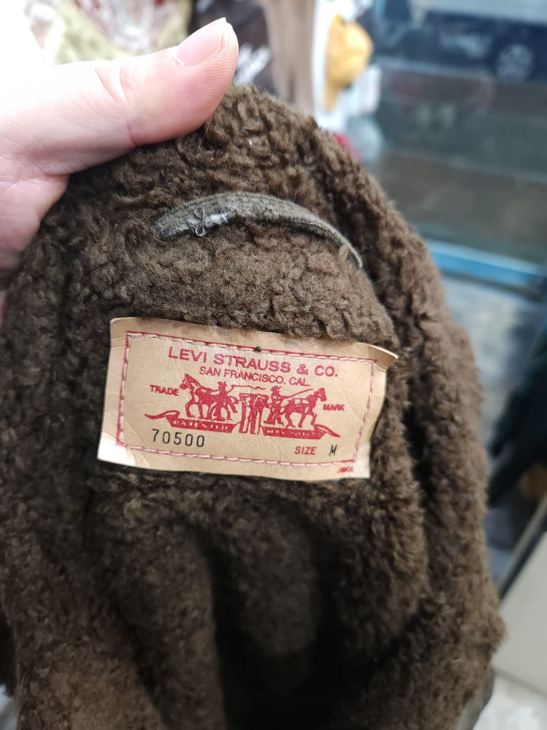 리바이스 00s 코듀로이 쉐르파 양털 트럭커 점퍼
 상품이미지2