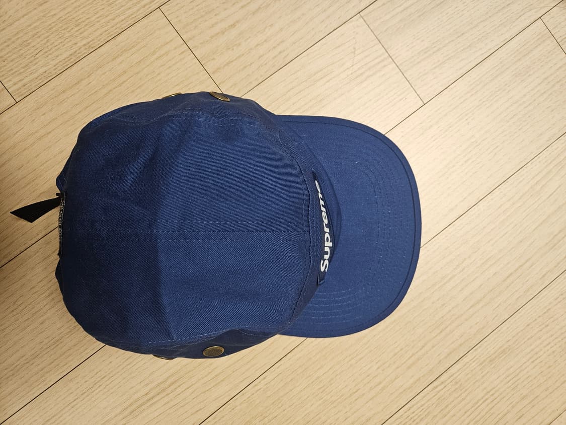 슈프림 박스로고 빈티지블루 캠프캡 상품이미지2