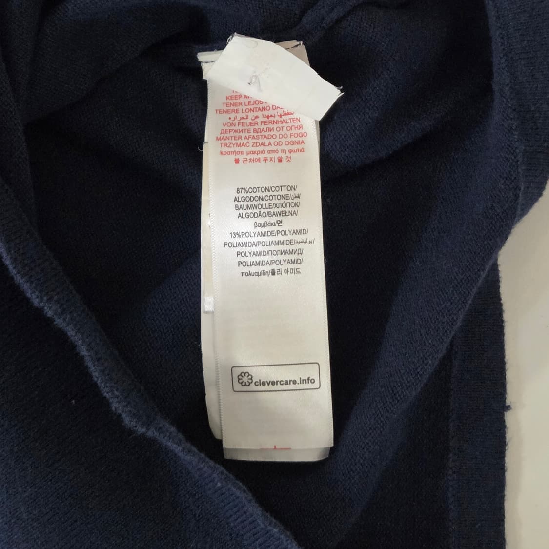 드팜 코튼 네이비 원피스 8A 상품이미지4