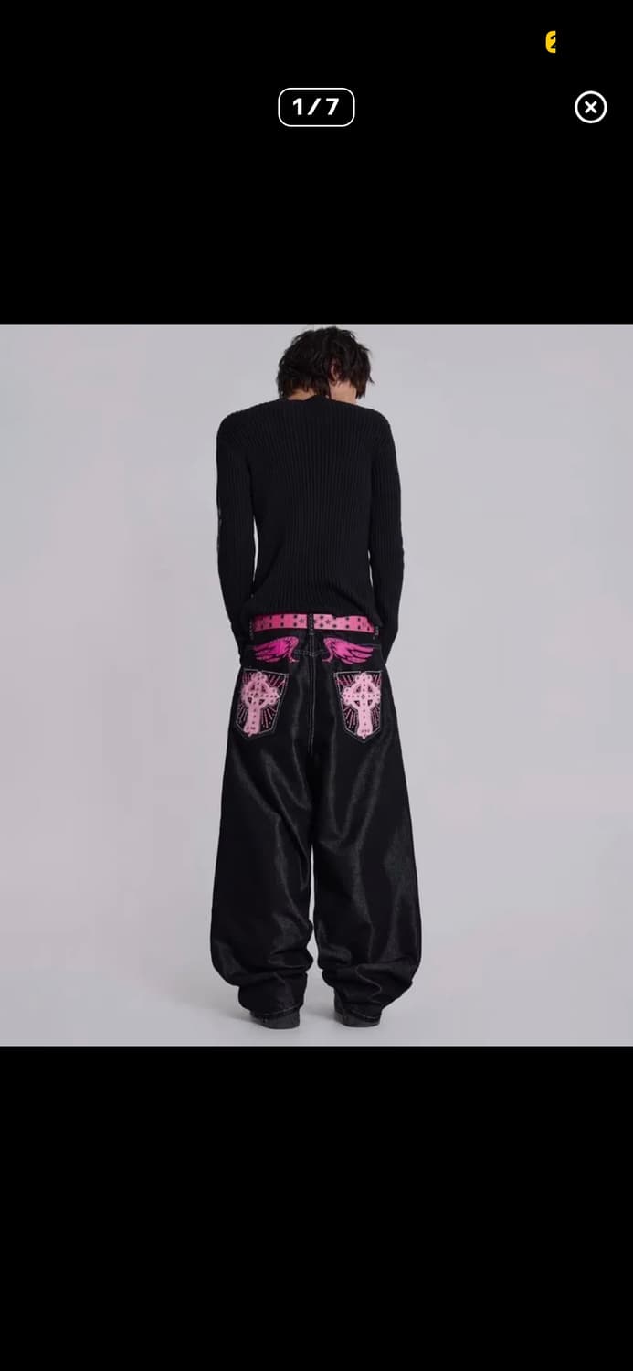 제이디드런던 핑크 콜로서스 팬츠 팝니다 상품이미지1