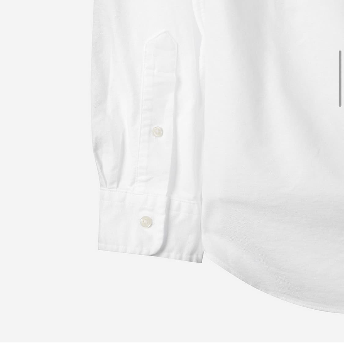 (S)폴로 랄프 로렌 커스텀핏 옥스포드 셔츠 화이트 - 24FW 상품이미지4