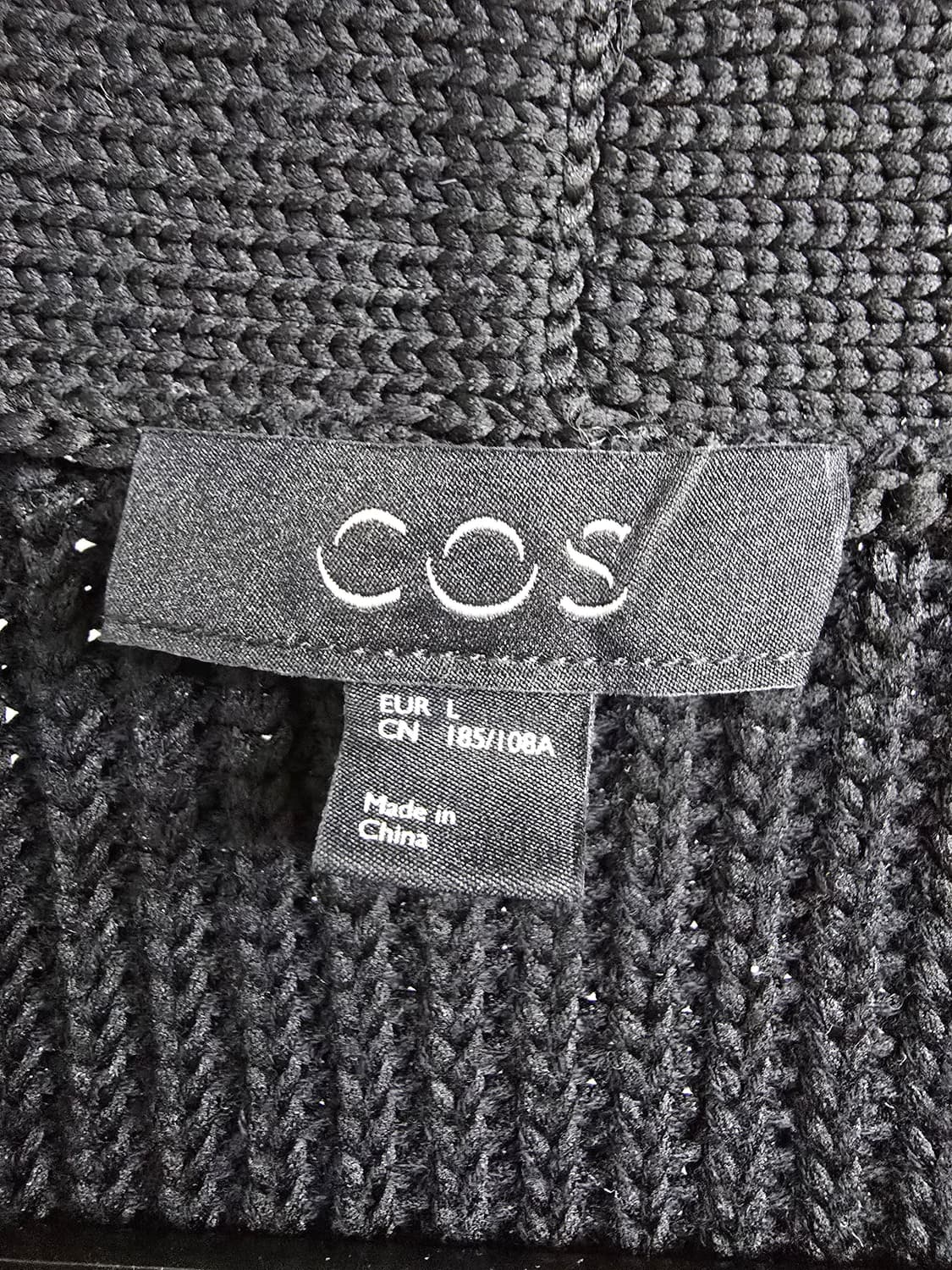 COS 블랙 니트 가디건 (1882) 상품이미지3