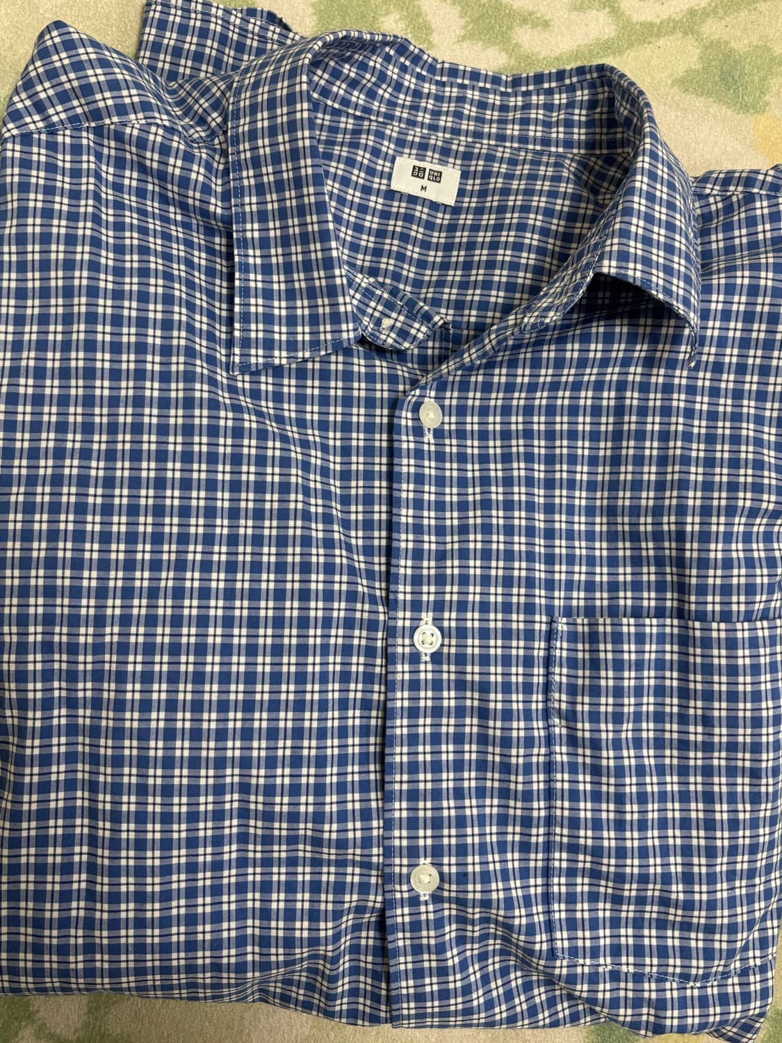 유니클로 브로드 클로스 셔츠 M 상품이미지3