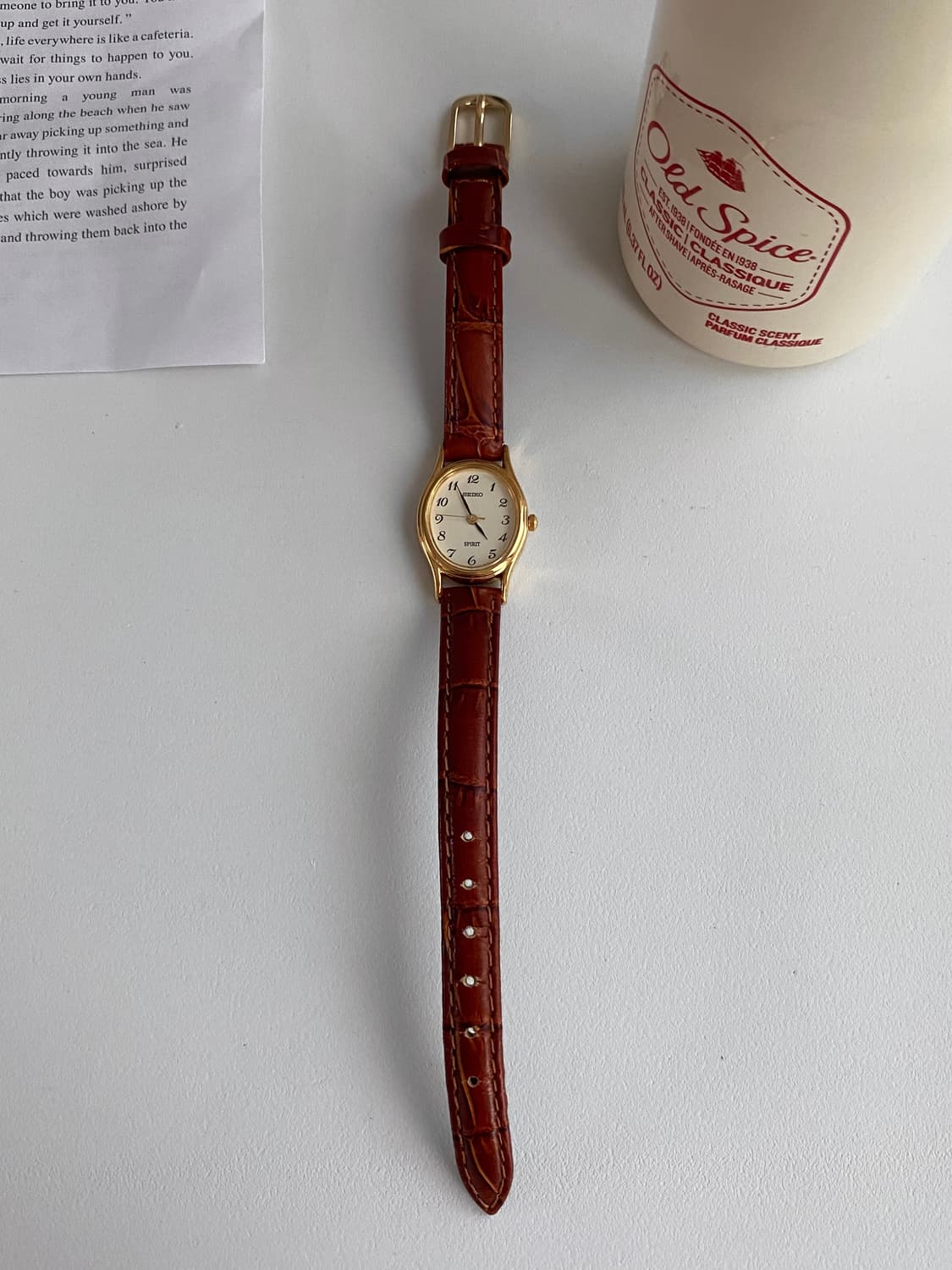 Seiko 세이코 spirit 스피릿 오벌 쿼츠 골드 상품이미지3